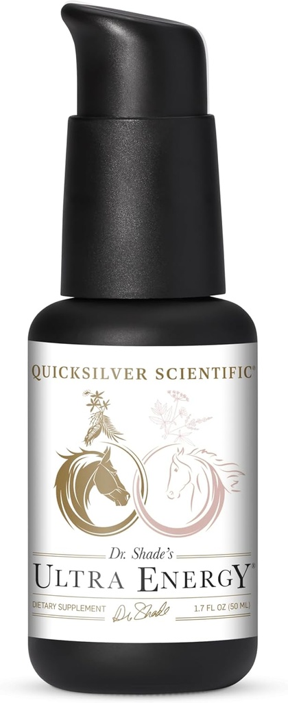 Quicksilver Scientific Dr. Shade's Ultra Energy - Liposomal Adaptogenic Adrenal, Energy + Συμπληρώματα Γνωστικής Υποστήριξης με Rhodiola, Reishi, Ashwagandha για γυναίκες + άνδρες (1.7 fl oz / 50ml)