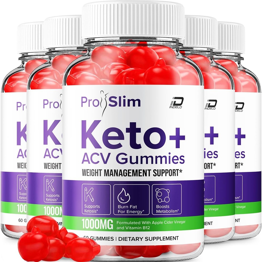ProSlim Keto ACV Gummies Advanced Formula - Pro Slim DW Gummies Fast Acting Extra Strength Formula, ProSlim Keto + ACV Gummies Yorumlar, B12 (5 Pack - 300 Gummies)