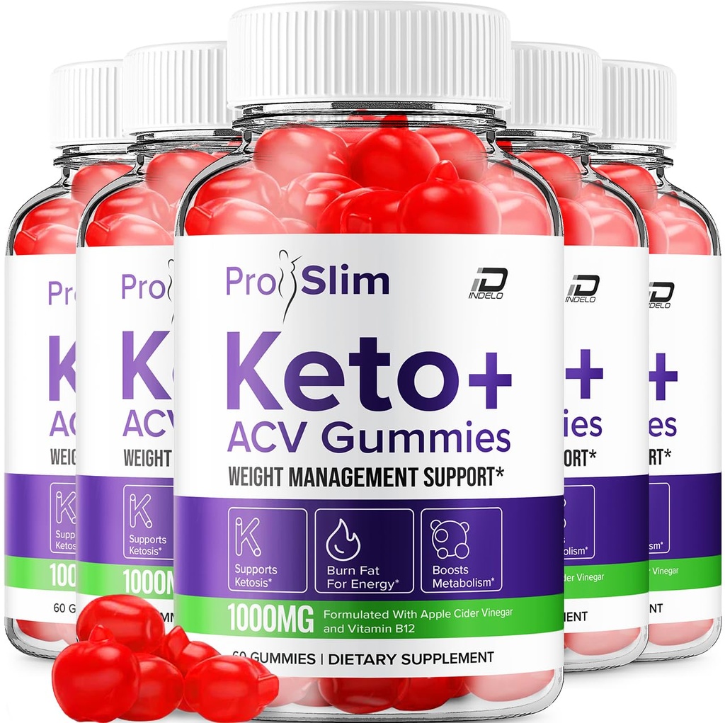 ProSlim Keto ACV Gummies Advanced Formula - Pro Slim DW Gummies Fast Acting Extra Strength Formula, ProSlim Keto + ACV Gummies Yorumlar, B12 (5 Pack - 300 Gummies)