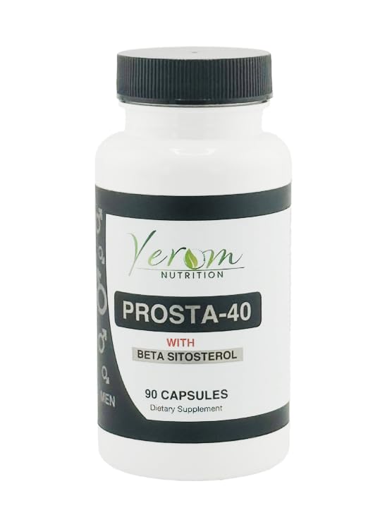 Prosta-40 with Beta Sitosterol - Supports Prostate Health - Promotes Healthy Urinary Function - 90 Capsules