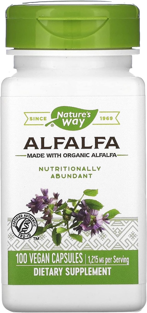 Nature's Way Alfalfa Leaves - 100 Capsules