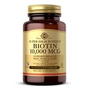 Solgar Biotin 10.000 mcg, 60 Sebze Kapsülleri - Enerji, Metabolism, Sağlıklı Cilt, Nails & Saç - Süper Yüksek Potency - Non-GMO, Vegan, Gluten Free, Süt Free, Kosher - 60 Hizmet