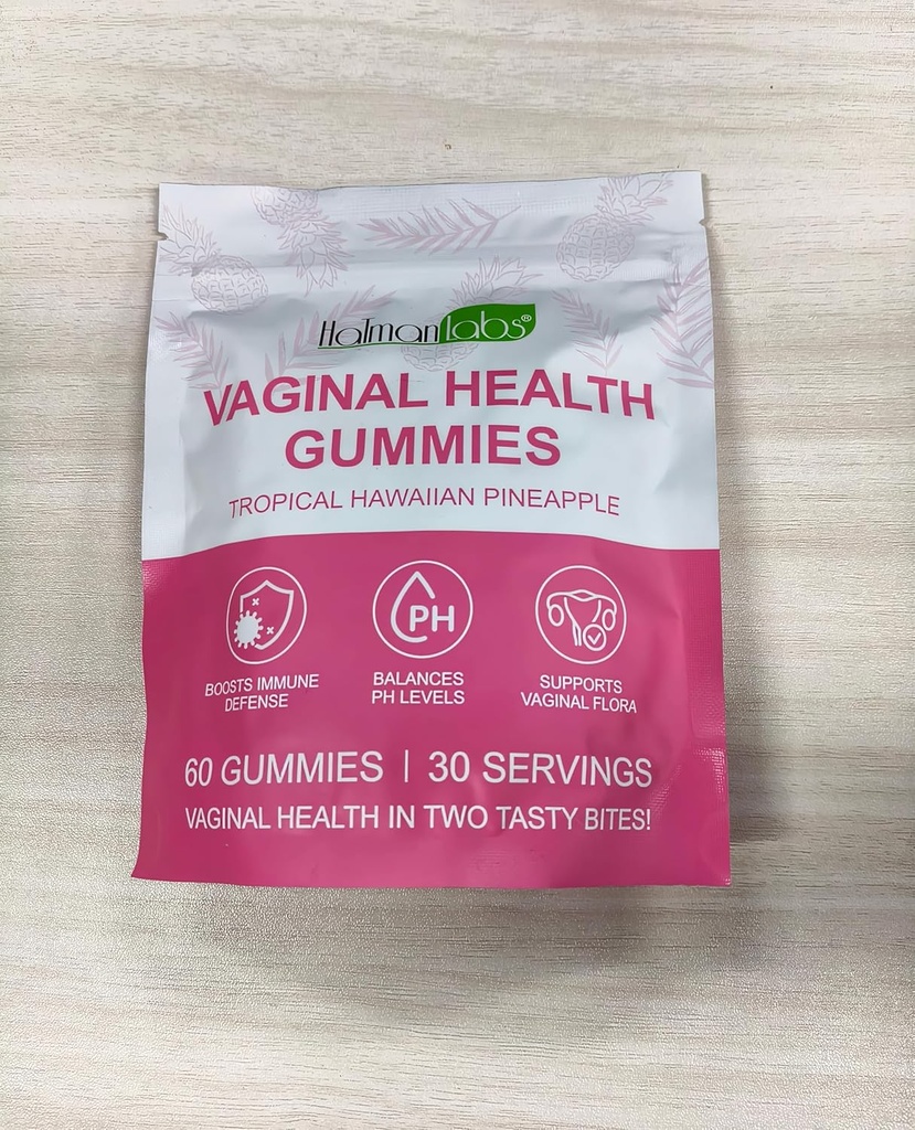 Vital Sourcing Feminine Balance Gummies, Κολπικά Προβιοτικά για τις γυναίκες, Ανανάς Gummies, Revitalize Κολπική Υγεία, Βελτιστοποιήστε PH Balance - Προβιοτικά για Digestive Υγεία
