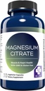 MD. Life Magnezyum Citrate 250 mg – 60 Capsules – High Abxia Citrate Supplement – Easy-to-Swallow Capsules for Muscle, Nerve, Heart, Sleep and Bone Support