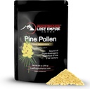 Pine Pollen Toz - Non-Irradiated, Wild Harvested, Cep Duvar Cracked - Enerji için Erkekler ve Kadınlar için Büyük, Vitality ve Longevity (250 Grams)
