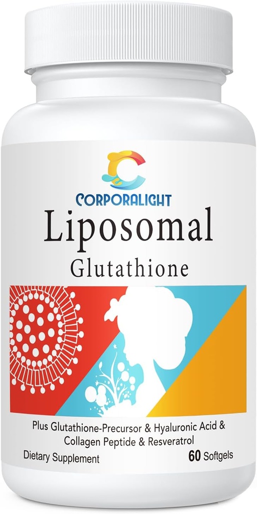 Λιποσωμική Γλουταθειόνη Softgels, Ενισχυμένη Απορρόφηση - Λιποσωμική Παράδοση, Ενεργή Μορφή L-Γλουταθειόνη, Κυτταρική, Ανοσολογική Λειτουργία & Αποτοξίνωση ήπατος, Πλούσια σε Αντιοξειδωτική Φόρμουλα, Χωρίς Γλουτένη, 60 Softgels