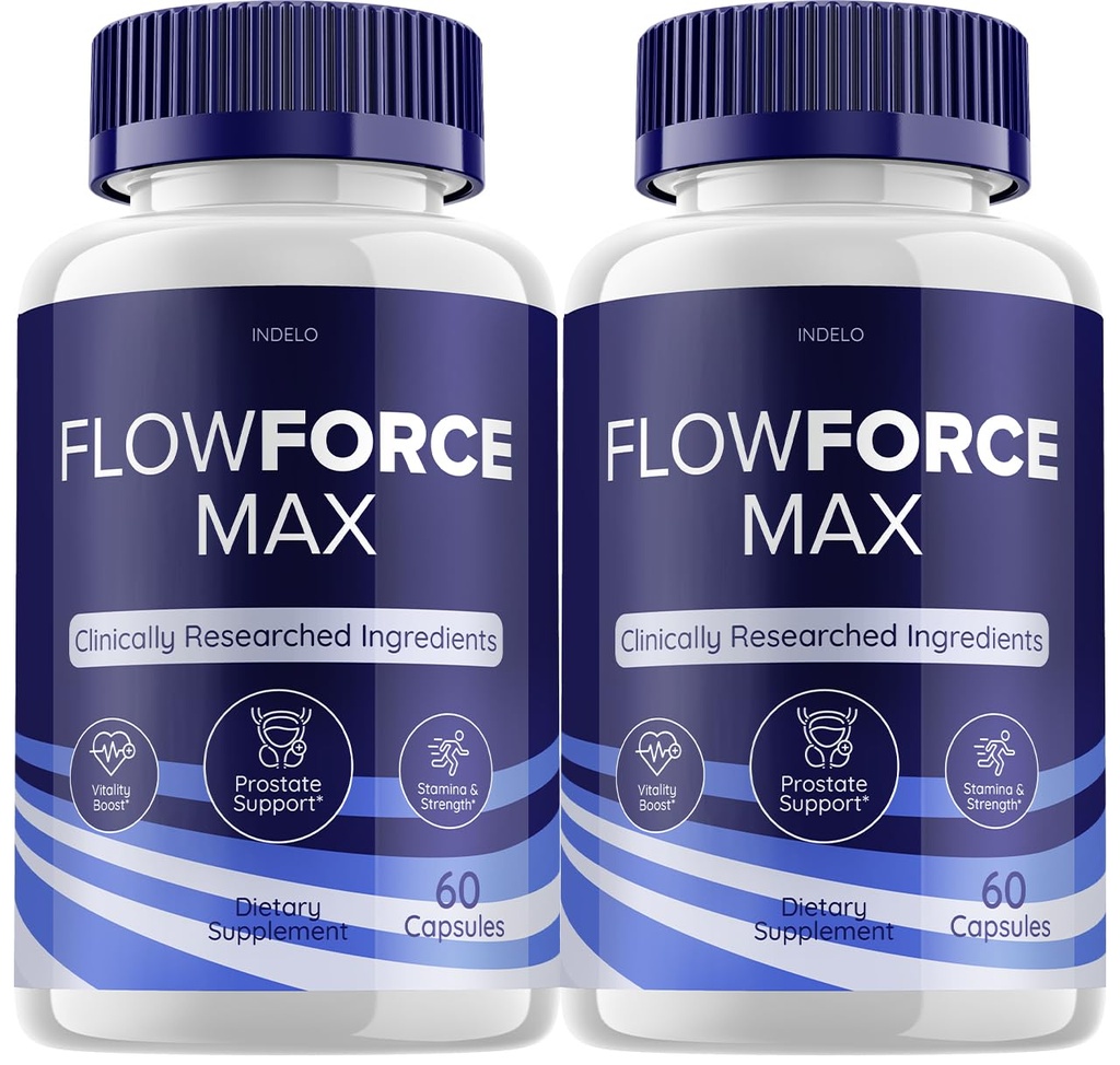 (2 Pack) FlowForce Max Supplement Advanced Energy, Supplement for Men, Flow Force Max, Supplements Flow Max for Men Health Supplement, FlowForce Max Yorumlar (120 Capsules)