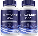 (2 Pack) FlowForce Max Supplement Advanced Energy, Supplement for Men, Flow Force Max, Supplements Flowforce Max for Men Health Supplement, FlowForce Max Reviews (120 Capsules)