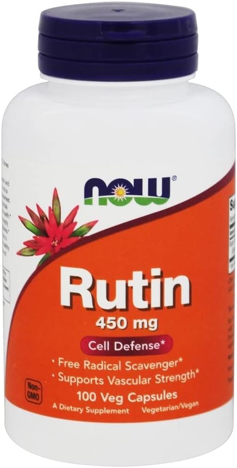 Τώρα Τρόφιμα Rutin 450 mg - 100 κάψουλες Veg