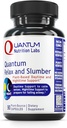 Kuantum Beslenme Laboratuvarları Kuantum Rahat ve Slumber - Magnezyum Malate & L-Theanine, Natural Calm Complex with Lemon Balm & Valerian Root for Women & Men - 90 Capsules