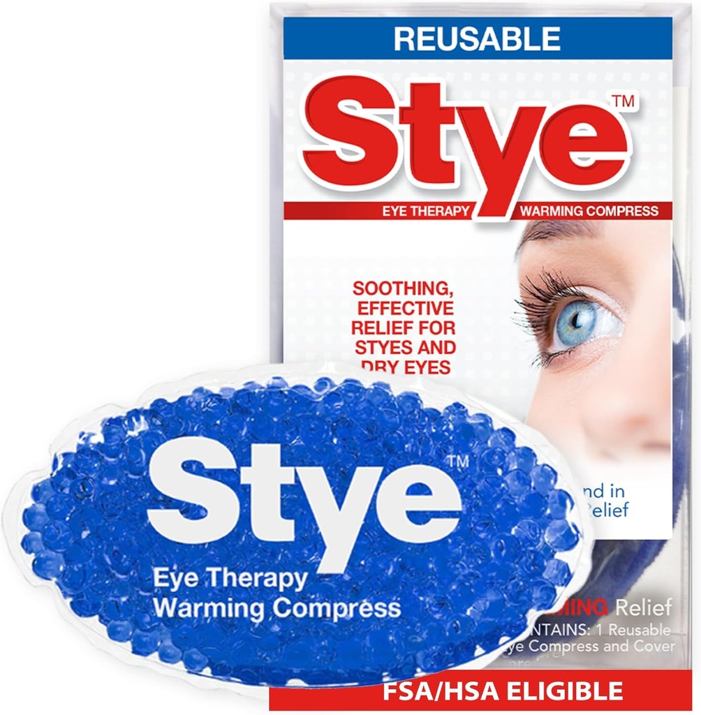 Stye Eye Therapy Reusable Warming Compress, Styes ve Kuru Gözler için Yardım, Reusable