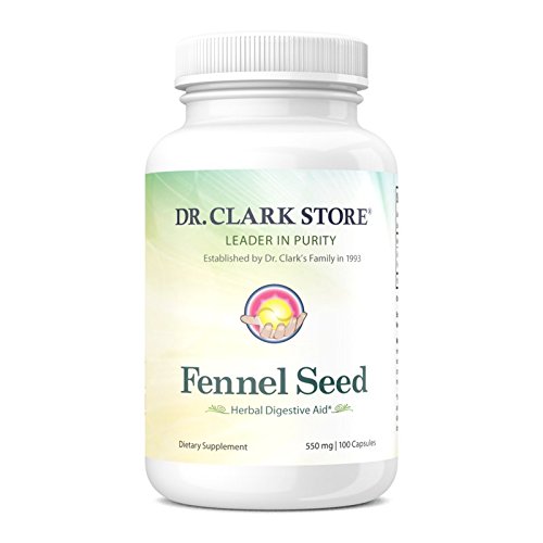 Dr Clark Store Σπόροι μάραθου, 550 MG, 100 κάψουλες Ζελατίνης