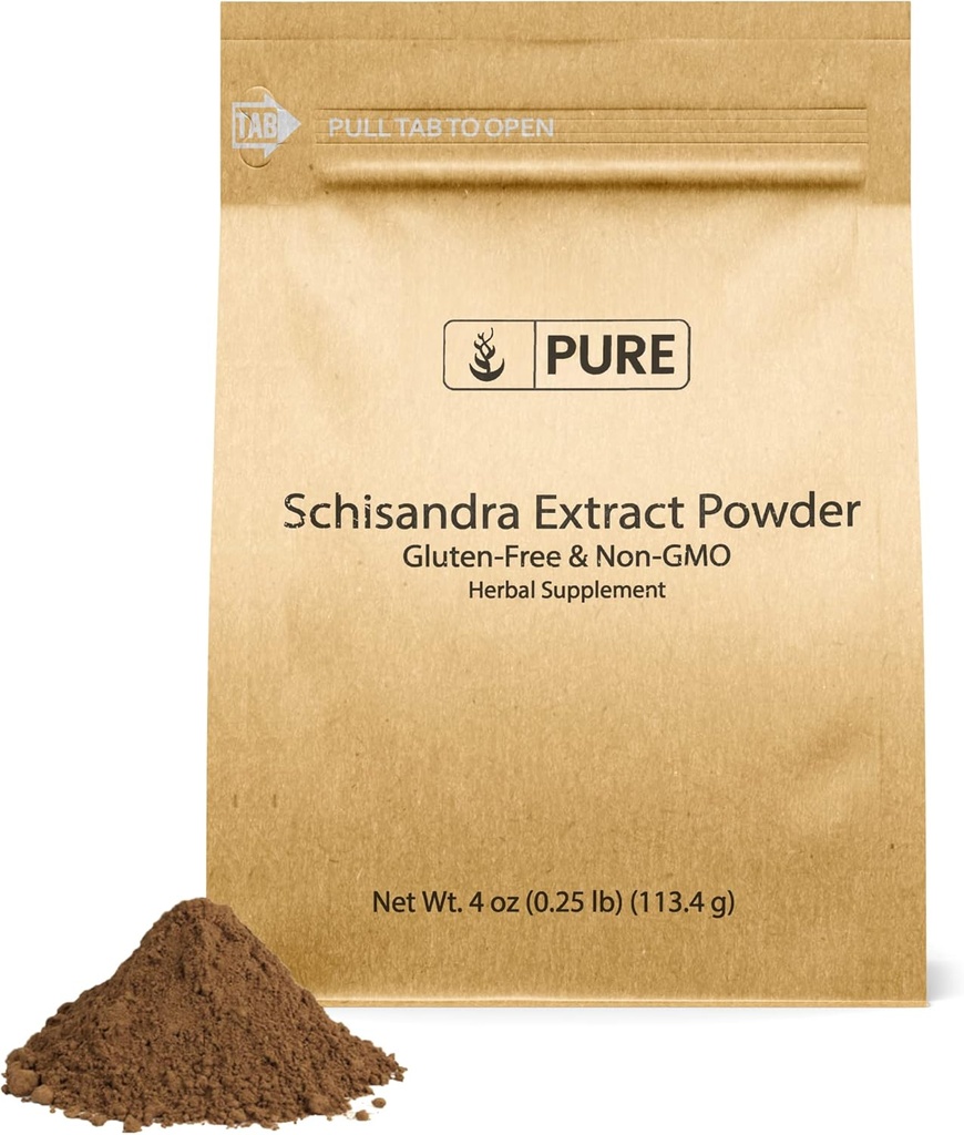 Saf Original Malzemeler Schisandra (4 oz), Non-GMO, Gluten-Free, Five-Flavor-Fruit, Traditional Herb
