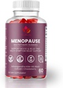 Black Cohosh & Ashwagandha KSM-66 ile Menopause Gummies – Women's Wellness için Organik Supplement – 60 Kont