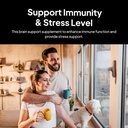 Doktor Morse'nin Beyin & Sinir Sistemleri Desteği - Destek Immunity & Stres Düzeyi - Naturopath Formulated Nootropic Supplement - Ginkgo Leaf, Gotu Kola, Astragalus Root & Butchers Broom - 90 Capsules