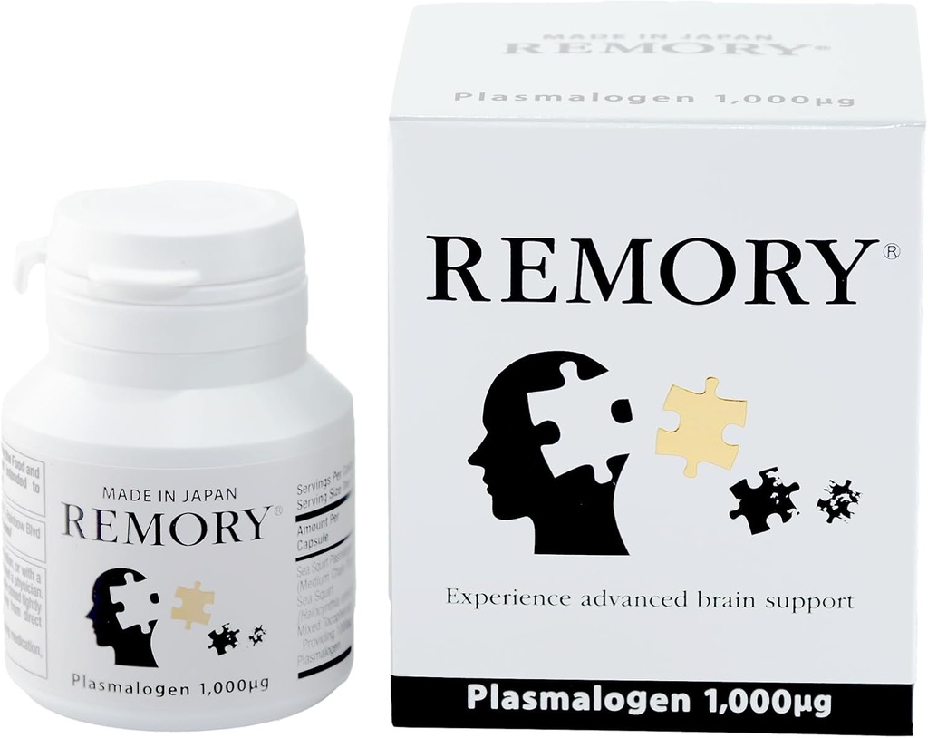 REMORY Plazmalogen Deniz Fısıltı Tamam - Beyin Sağlığı Supplement - 30 Gün Supply