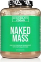 NAKED Vegan Mass - Chocolate Vegan Kilo Winer - 1.280 Calories, Non-GMO, Soy & Gluten Free, No Yapay Malzemeler - 8LB Bulk - 11 Hizmet