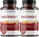 heelblend Organic Nitric Oxide Root Capses 1300mg - Υποστήριξη ανοσοποιητικού συστήματος, Nitric Oxide Booster - 120 Count (2 Pack)