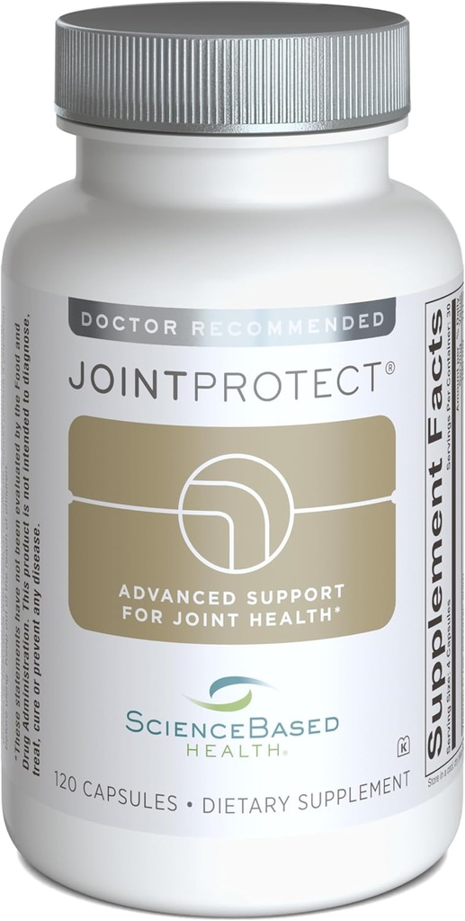 JointProtect – Advanced Joint Support with Glucosamine Sulfate, Boswellia (30% AKBA), Longvida Curcumin, FruiteX-B, and Vitamin C – Comfort, Flexibility & Cartilage Health – 120 Capsules