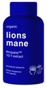 Βιολογικά Lions Mane συμπλήρωμα 120 κάψουλες. 10X εκχύλισμα Παρόμοια με 18,000mg, Περιέχει πατέντα σε αναμονή LitropaneTM