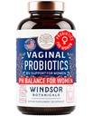 Kadınlar için Vaginal Probiyotikler - 19Bil CFU, Daily Lactobacillus Salivarius Probiyotik for PH Balance, Digestive, Gut Health - Feminine Balance Complex for Women BV Support Supplements - 30 Capsules