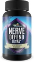 Nerve Defense Ultra - Nerve Health Support Supplement - Μαγνήσιο, ασβέστιο, βιταμίνη D - Υποστήριξη Υγιής Νευρική λειτουργία & Κυκλοφορία - Βοήθεια Soothe Nerve Δυσφορία στα δάχτυλα, τα χέρια, τα δάχτυλα των ποδιών, & πόδια