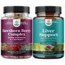 Ekstra Güçlü Hawthorn Berry Capsules - Digestion and Heart Health Supplement and Liver Cleanse and Detox & Tamir Formula - Herbal Liver Support Supplement