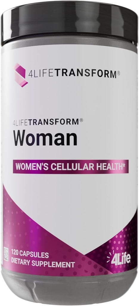 4Life Transform Woman - Γυναικείο συμπλήρωμα με εκχύλισμα Velvet Bean & Evening Primrose - Healthy Skin & Well-Being - 120 κάψουλες φυτικής προέλευσης