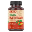 DEVA Vegan Multivitamin and Mineral Supplement - Φόρμουλα μιας φοράς ανά ημέρα με πράσινο - Βιταμίνες A, C, D, E, B Complex, Υψηλής ισχύος διαμόρφωση για την καθημερινή υγεία και ευεξία - 90 Επικαλυμμένα δισκία, 1- Pack