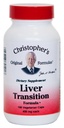 Christopher's Original Formulas Liver Transition Formula - Gentle Herbal Liver Cleanse, 450 mg, 100 Vegetarian Capsules