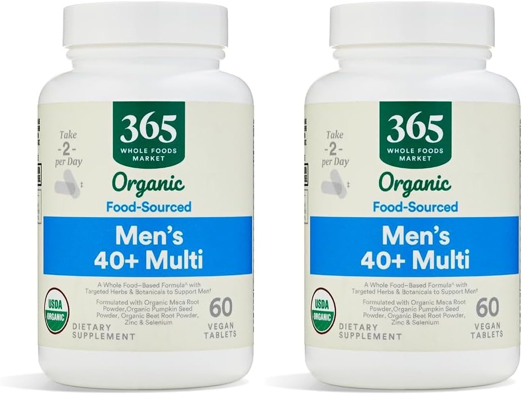 Tüm Gıdalar Pazarı, Çok Erkekler Gıda Kültürü 40 Plus, 60 Kont (Pack of 2)