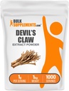 BulkSupplements.com Devil's Claw Extract Toz - Devil's Claw Root, Herbal Supplement - Vegan & Gluten Free, 1g per Service, 1kg (2.2 lbs) (Pack of 1)