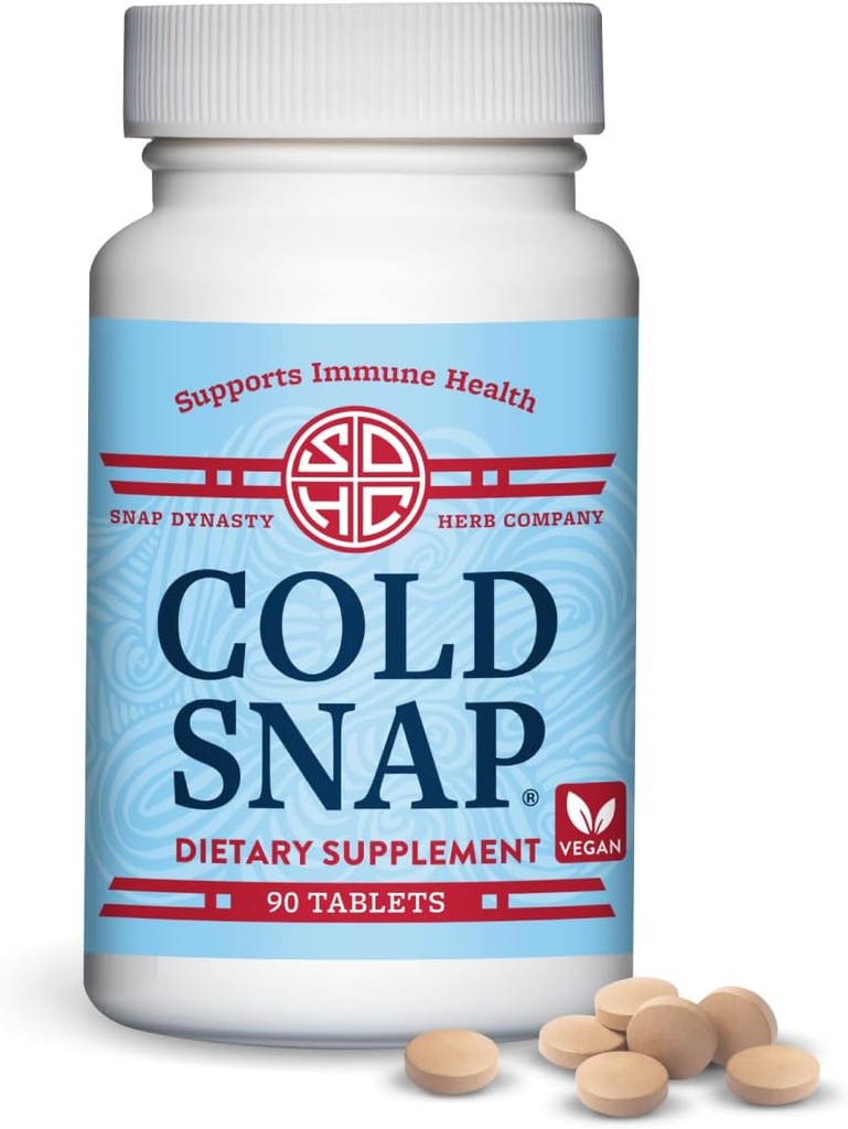 Snap Dynasty Cold Snap - 90ct Tabletler, Vegan Plant Based Immune Support Supplement