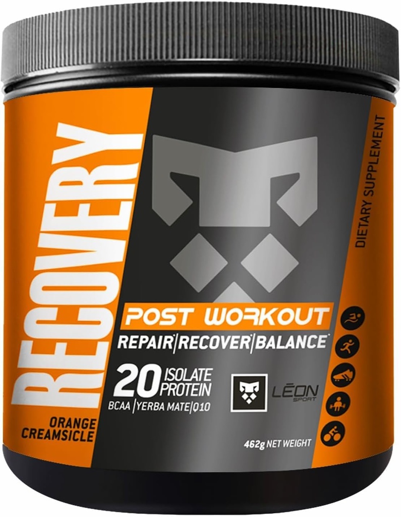 Leon Sport Post Workout Recovery Toz/Muscle Recovery Tozu Protein, COQ10, Amino asitler ve BCAA/Daily Protein & Amino Asit - 14 Servisler
