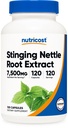 Nutricost Sting Nettle Root Extract 7500 mg Equivalent, 120 Capsules - Vegetarian Friendly, Non-GMO, Gluten Free