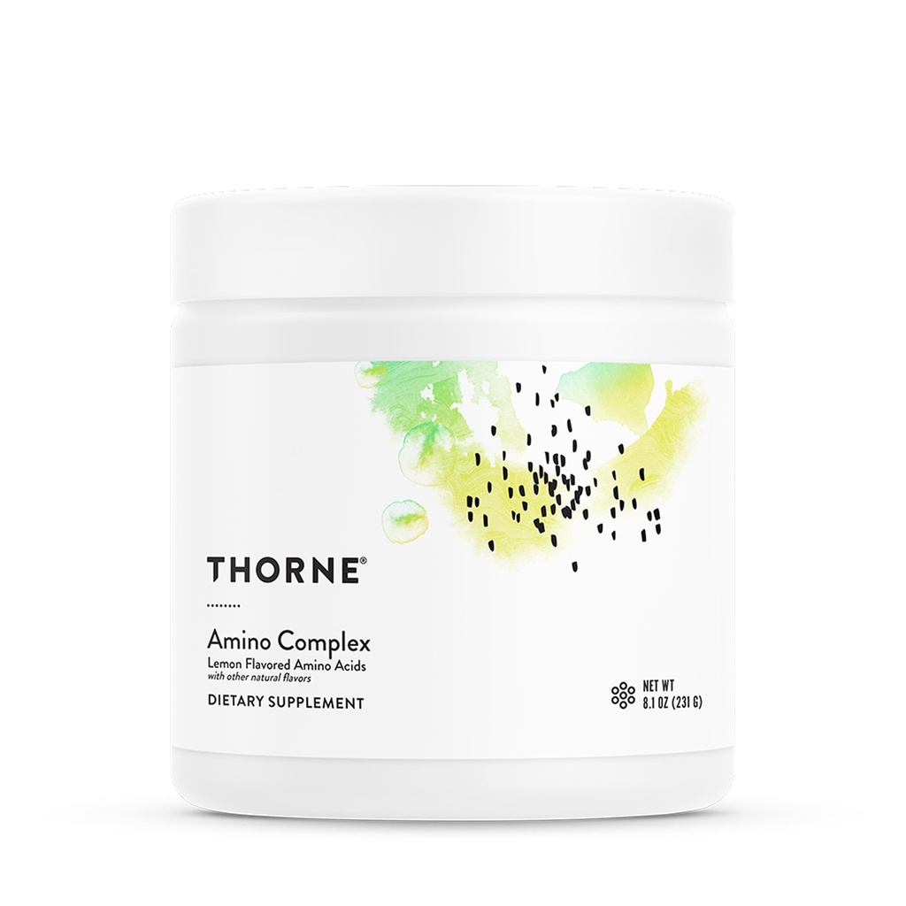 THORNE - Amino Kompleksi - Klinik olarak-Validated EAA ve BCAA Toz Pre veya Post-Workout için - Lean Muscle Mass & Egzersiz Recovery* - NSF Spor için sertifikalı - 30 Hizmet - 8.1 Oz - Lemon