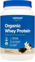 Nutricost Organic Whey Protein Yoğunluğu, Fransız Vanilla Flavored, (2LBS) - Gluten-Free, Non-GMO