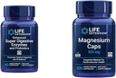 Yaşam 60 Vejetaryen Capsules, Super Digestive Enzymes & Probiyotikler ve 100 Capsules for Heart, Bone, Metabolism Support Support
