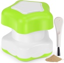 Johnbee Pill Crusher, Pill Grinder Fine Powder Εξαιρετικά Πρόστιμο. Διαμέρισμα αποθήκευσης. Κράσες χαπιών για ηλικιωμένους, οικογένεια και κατοικίδια ζώα. Αλείψτε πολλαπλά χάπια σε μια φορά - πινέλο καθαρισμού (πράσινο)