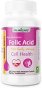 Folic Acid 400 mcg Buccal Lozenge Tabletleri - Hızlı Aborpsiyon için Yavaş-Dis, Prenatal & Neural Tube Support, Sugar-Free, 100 CT