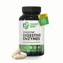 Sağlıklı Gut HoloZyme Max Strength Digestive Enzymes | Engeller Bloating, Gas, & Indigestion w/Protease, Amylase, Lipase, Lactase ve More | 15 Hizmetler (Sample Şişe)