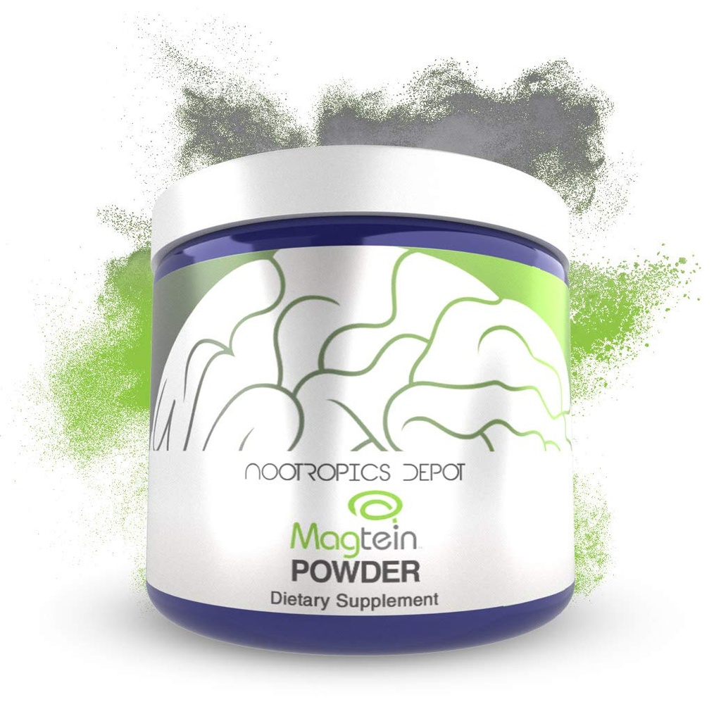 Nootropics Depot Magtein L-Threonate Toz | 120 Grams | Mineral Supplement, Natural | Supports Mitochondrial Function, Cognitive Function | Supports Heart & Cardiosvascular Health