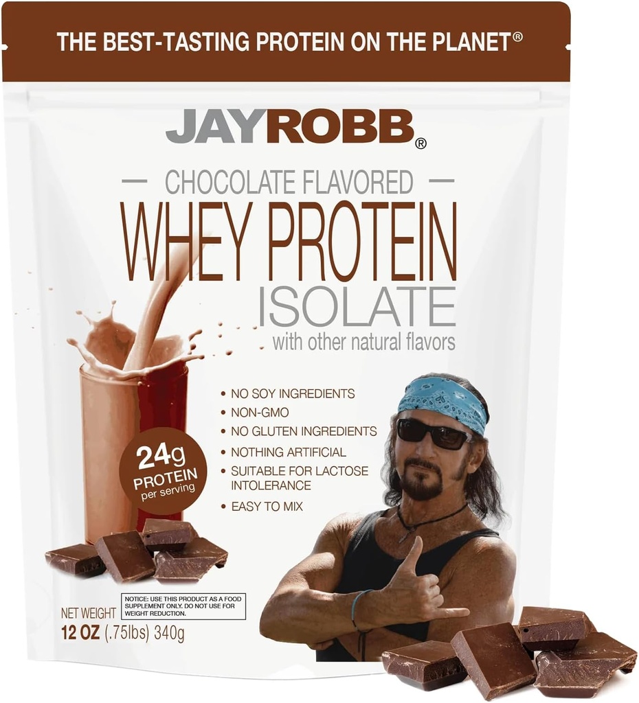 JAY ROBB Whey Choc proteini, 12 OZ