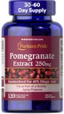 Puritan'ın Gurur Premium Pomegranate Ekstraksiyon 250 mg, Antioksit Sağlık ve Sağlıklı Ağlama Programı için Diyetsel Tamam, %40 Ellagic Asit,120 Hızlı Yayın Kapsülleri (Pazarlama)