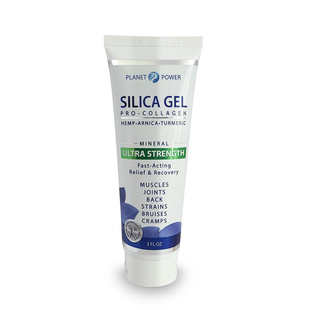 Silica Gel Natural Collagen, με Silica, Hemp, Arnica, Turmeric. Ελαφριά και γρήγορη σύνθεση απορρόφησης. Μη λιπαρή