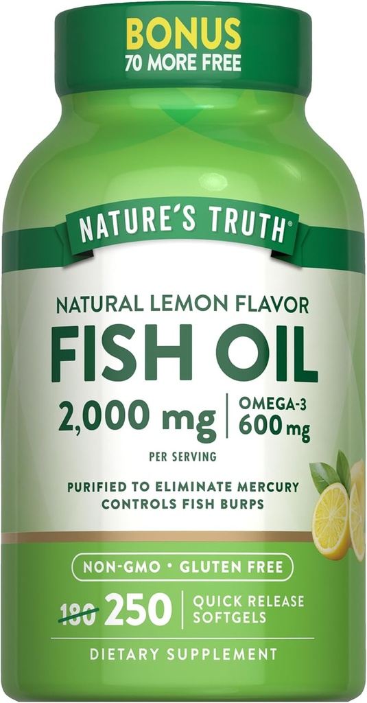 Nature's Truth Fish Oil 2000 mg 