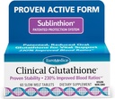 EuroMedica Klinik Glutathione - Yüksek Absorpsiyon için Antioksit - L-Glutathione ile Diyet Tamam - Hücre Sağlığını Desteklemek için Vegan Supplement - 60 Slow Melt Tabletleri