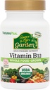 NaturesPlus Life Garden B12 - 2, 60 Vegan Capsules - Vegetarian, Gluten Free, Sertifikalı Organik - 60 Toplam Hizmetler