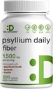 Psyllium Husk 1500mg ανά υπηρεσία, 300 κάψουλες – 3 σε 1 συμπλήρωμα ινών με Inulin & Acacia Complex – Φυσικές διαλυτές ίνες, υποστηρίζει Digestive Health – Plant Based, Non-GMO
