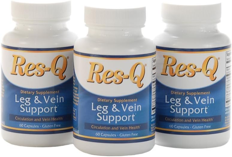 Res-Q Leg ve Vein Desteği, 60 kapsül, 3Pack